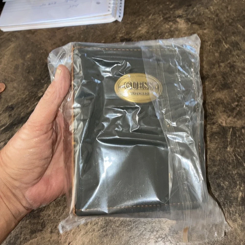 Guess Watches Photo Album Leather Bound Ne In Plastic